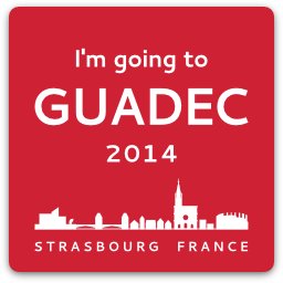 GUADEC 2014 badge