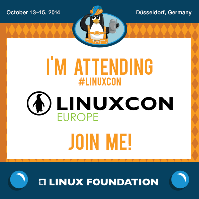 LinuxCon & ELCE 2014 Badge