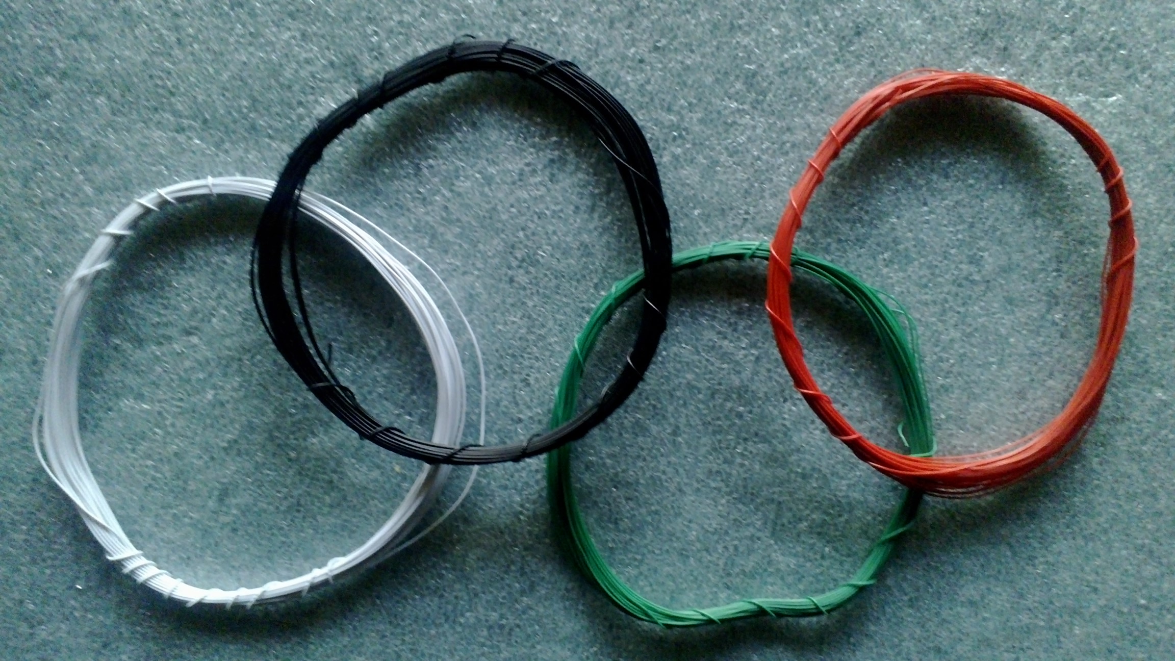 30AWG Olympic wire rings